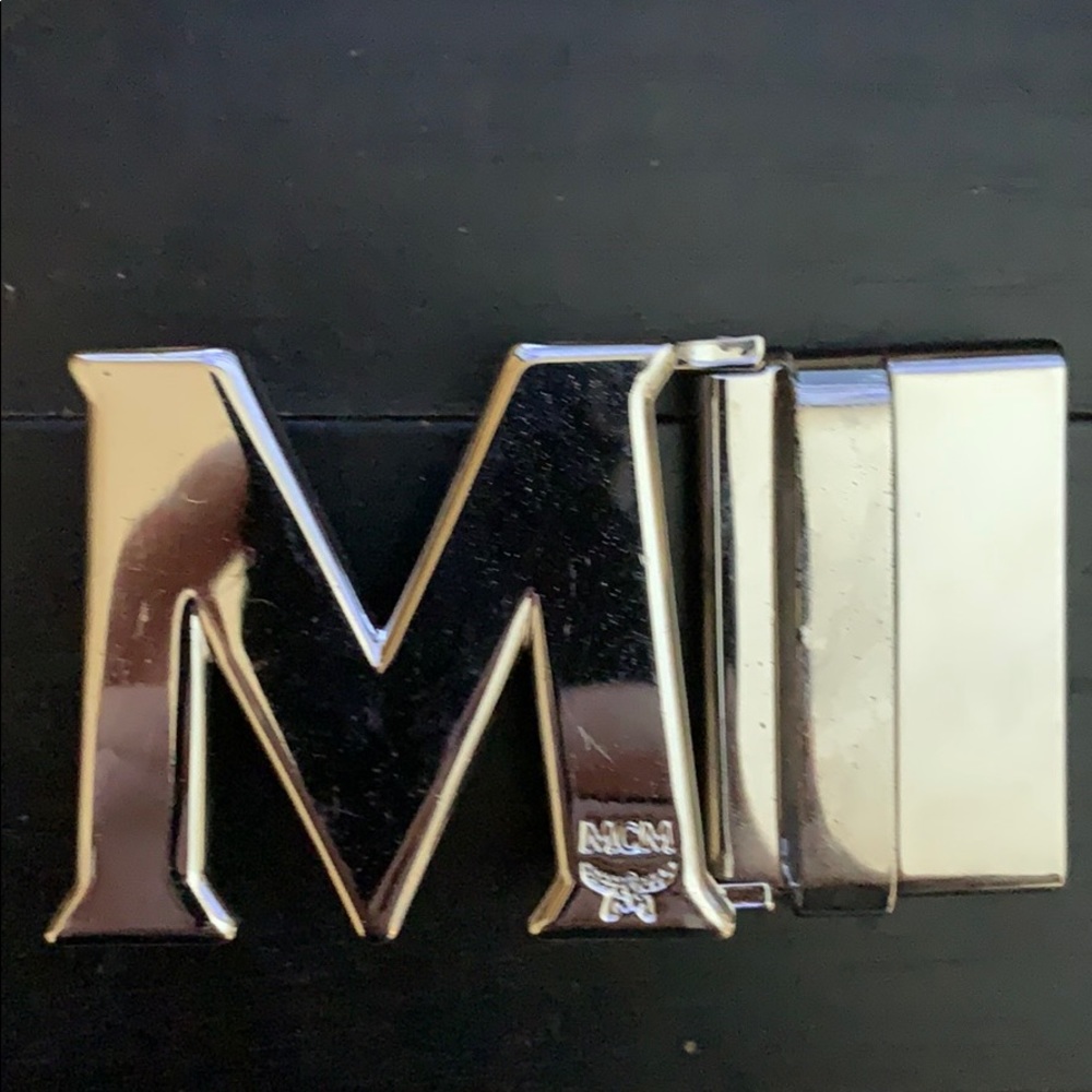 Designer MCM Belt Buckle (Silver)